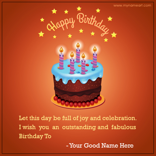 Write Name On Birthday Images For Best Friend | wishes greeting card