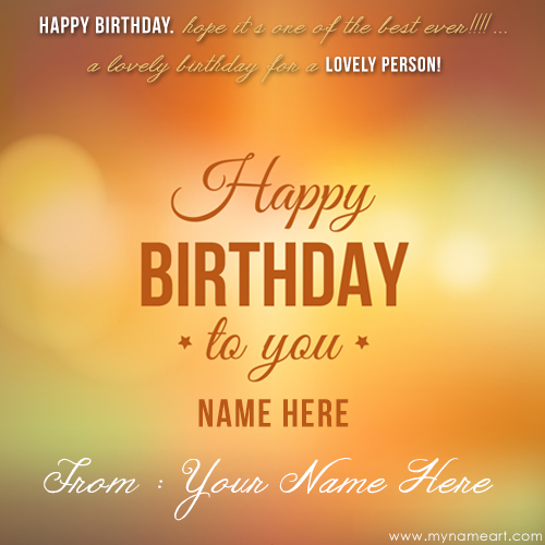 Happy Birthday Message On Pics With Name