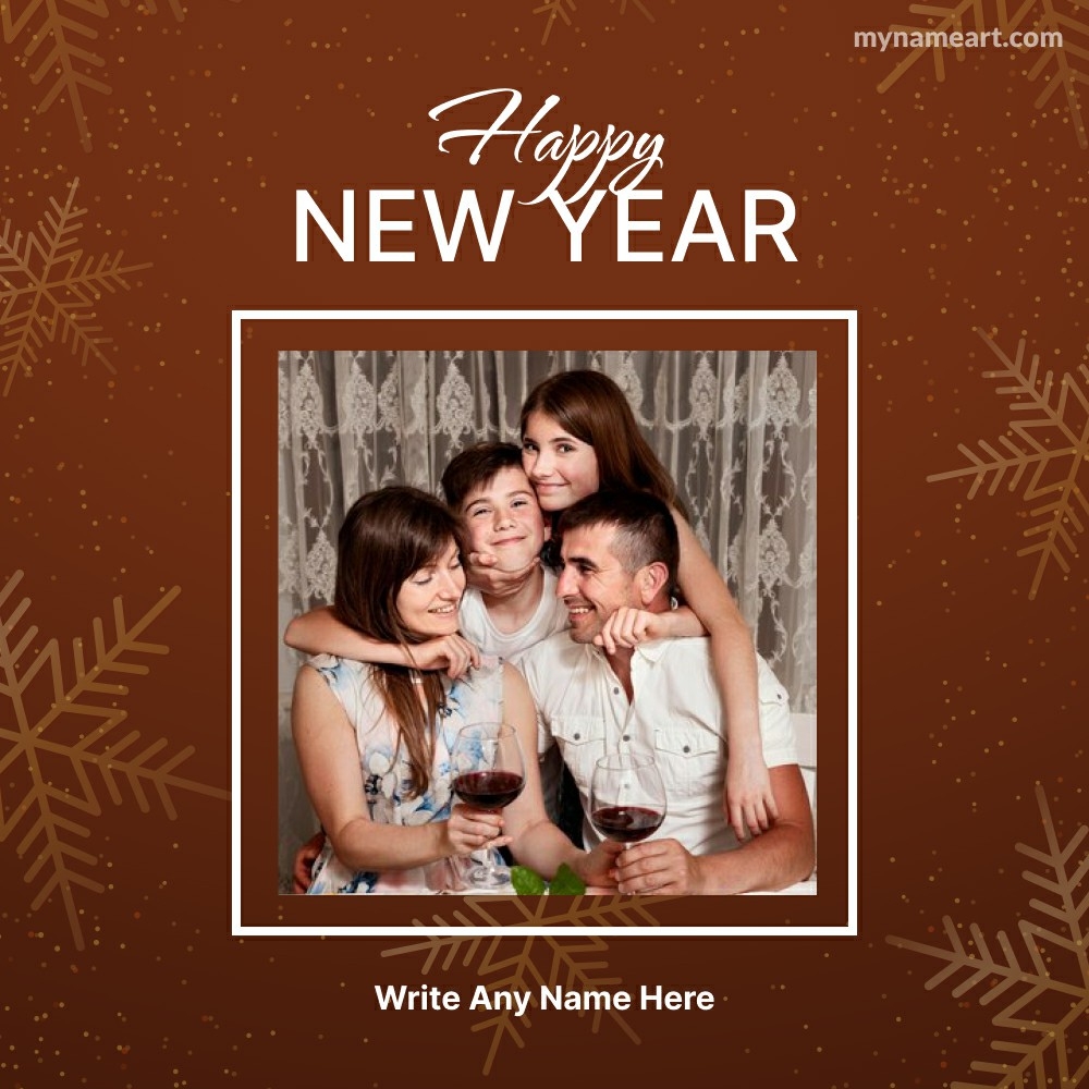  Celebrate New Year with a Warm Family Greeting Card