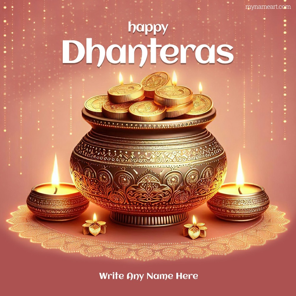 Abundance And Prosperity: Happy Dhanteras! - Dhanteras Goddess Lakshmi Blessings 