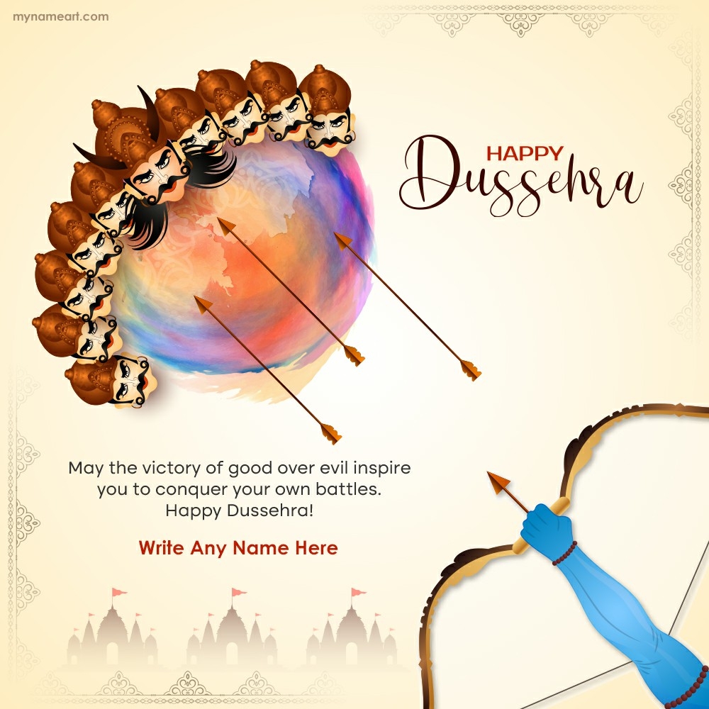 Inspiring Courage: Happy Dussehra!