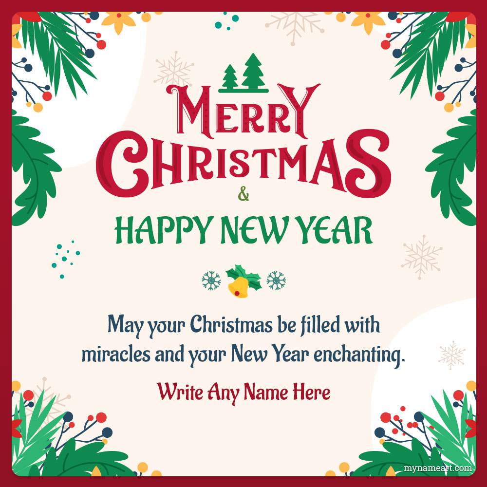 Merry Christmas And Happy New Year 2022