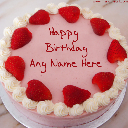 Write Friend Name On Birthday Cake Pics For Wishes