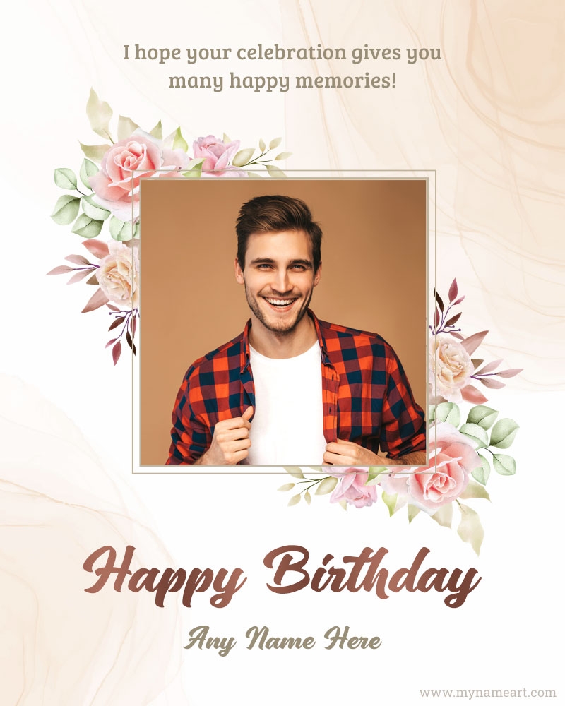 Happy Birthday Card With Name Free Download - Birthday Card Images