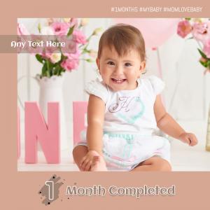 My baby best sale completed one month