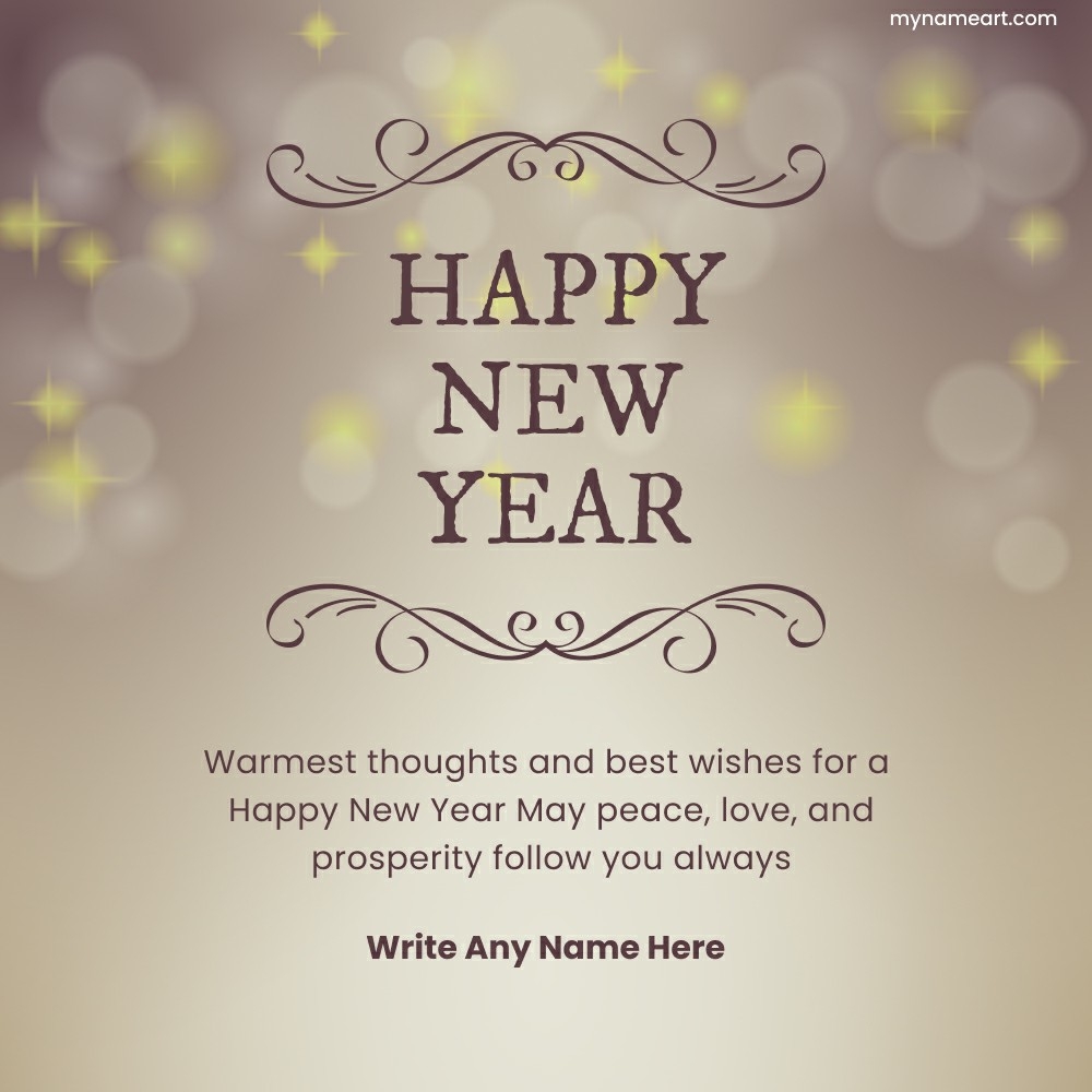 Warm Wishes New Year Card | Classic Greetings