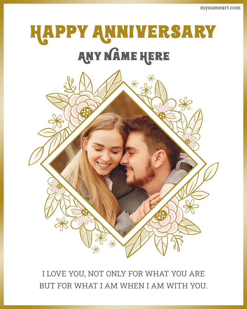 Craft Personalized Anniversary Wishes with Photo