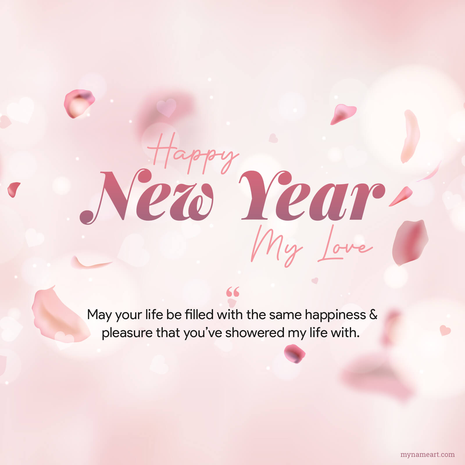 10+ Happy New Year My Love 2023, New Year Message To My Love Wishes Images  Free